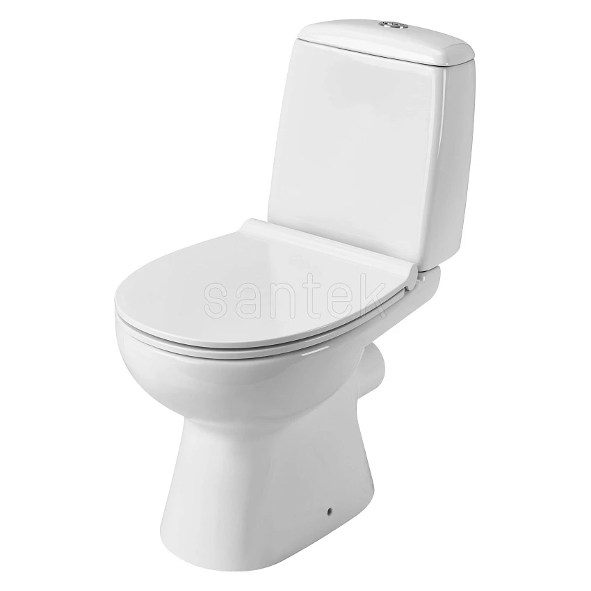 Унитаз-компакт Santek Цезарь 1WH302415 тонкое сидение с микролифтом