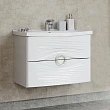 Тумба с раковиной Aima Design Breeze 70 white - превью 1