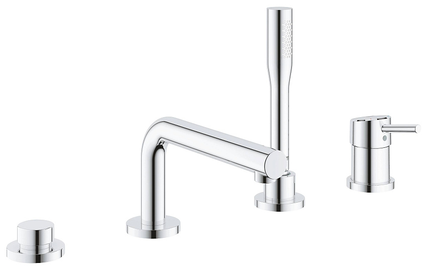 Смеситель Grohe Concetto New 19576002 на борт ванны, с ручным душем и переключателем