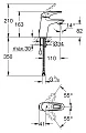 Смеситель Grohe Eurostyle New 33557003 для раковины - превью 2