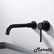 Смеситель Maretti Eleganza Black ENB32RF13 для раковины, встраиваемый, черный матовый - превью 2