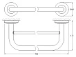 Полотенцедержатель FBS Standard STA 035 40 см - превью 2