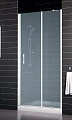 Душевая дверь в нишу Vegas Glass EP-F-1 0105 01 10 L профиль белый, стекло сатин - превью 1