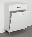 Комод Style Line Эко Стандарт ТН 60 с бельевой корзиной, белый - превью 1