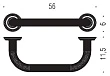 Поручень Colombo Design Hermitage В3374 хром - превью 2