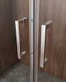 Душевой уголок Cezares Molveno MOLVENO-AH-2/1-170/100-C-Cr-IV 170х100х195 см, профиль хром, стекло прозрачное - превью 2