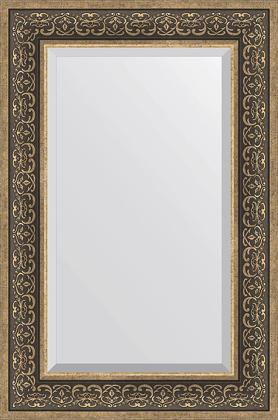 Зеркало Evoform Exclusive BY 3423 59x89 см вензель серебряный