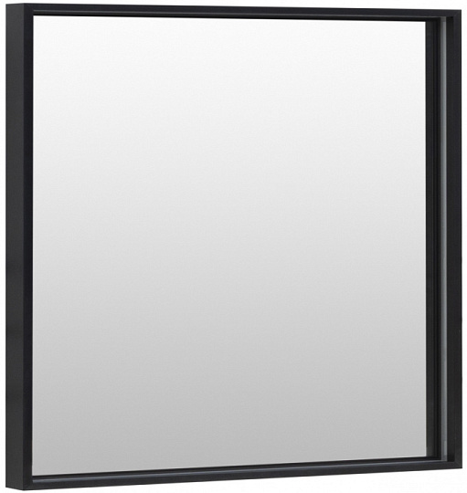 Зеркало De Aqua Алюминиум 80 с LED подсветкой, черный