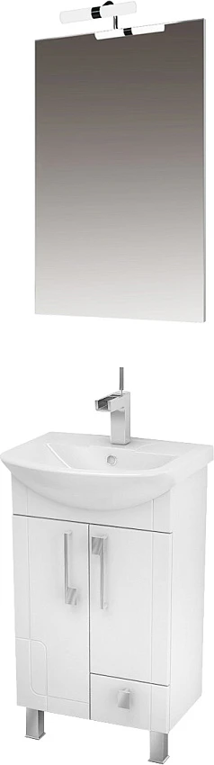 Мебель для ванной Triton Диана 50 R, 2 двери, 1 ящик, белая