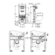 Инсталляция для унитазов Grohe Rapid SLX 39603000 3 в 1 - превью 1