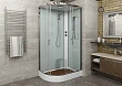 Душевая кабина AvaCan A102R, 120х80х220 см, стекло прозрачное, профиль хром - превью 2