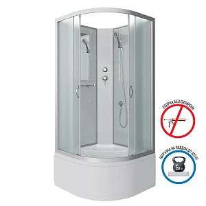 Душевая кабина Niagara Classic NG-2308-14BK 90x90x200