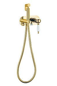 Гигиенический душ Boheme Imperiale 425 со смесителем, золото