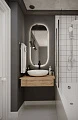 Тумба с раковиной 1MarKa Grunge Loft 80 дуб вотан - превью 1