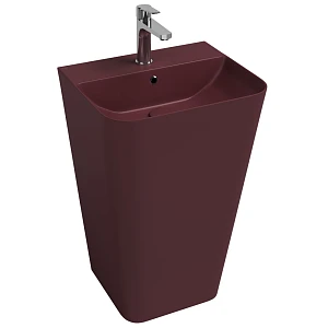 Раковина Isvea Sott'Aqua 10SQ37001SV-2R 50x42 см, бордовая матовая