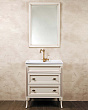 Мебель для ванной La Beaute Classic Vivien Сassetto 70 слоновая кость с патиной, фурнитура бронза