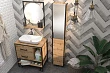 Зеркало 1Marka Grunge Loft 60П круглое, с полкой Ц0000007991 - превью 1