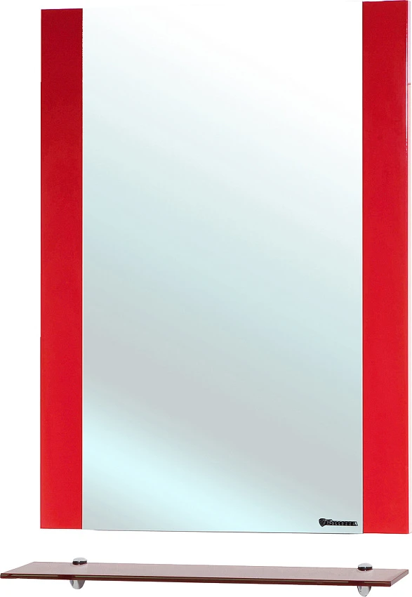 Зеркало Bellezza Рокко 60 красное