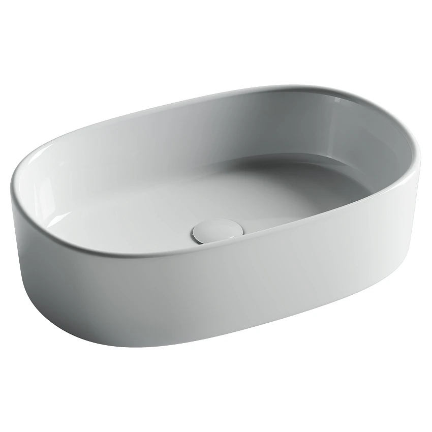 Раковина Ceramicanova Element CN6075 56,1х35,9 накладная, белая