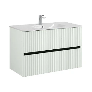 Тумба с раковиной Art&Max Torino 90 подвесная, 2 ящика, лотос