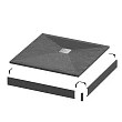 Экран Grossman Strong для квадратного поддона GR-S29090Q (90*90) черный металлический - превью 1