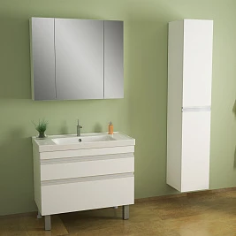 Мебель для ванной комнаты Dreja.eco Grace Plus 90 белый глянец