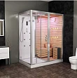 Душевая кабина Ceruttispa ALBANO-R White 180x110 с баней и финской сауной - превью 2
