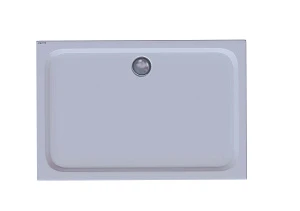 Поддон для душа Aquatek 100х80 прямоугольный с ножками и фронтальным экраном, без сифона