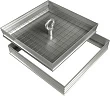 Люк напольный Evecs Floor D4040 - превью 1