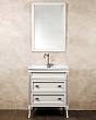 Мебель для ванной La Beaute Classic Vivien Сassetto 70 белый с патиной, фурнитура серебро