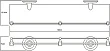 Полка WasserKRAFT Rhein K-6244 с бортиком - превью 2