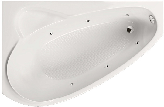 Акриловая ванна Aquatika Аквастандарт Логика Basic 160x105 cм, левая