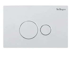 Кнопка смыва BelBagno BB082BL белая глянцевая