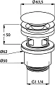 Донный клапан для раковины Kludi 1042405-00 - превью 1