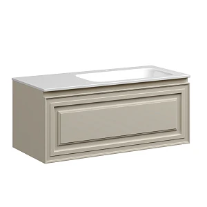 Тумба с раковиной Sancos Very 100 R подвесная, Beige Soft