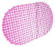 Коврик Bella сеточка 69х39 розовый - превью 1