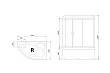 Душевая кабина Royal Bath RB 150ALP-C-CH 150x100 (матовое) правая - превью 2