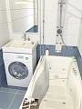 Раковина Altasan Lux над стиральной машиной - превью 1
