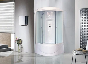 Душевая кабина Royal Bath RB 100BK6-WC  (белое/матовое)