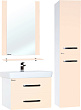 Мебель для ванной Bellezza Рокко 80 с 2 ящиками подвесная бежевая (Q80)