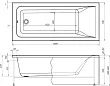 Акриловая ванна Aquanet Bright 170x70 с каркасом - превью 1