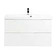 Тумба с раковиной BelBagno Vittoria 100 подвесная, 2 ящика, Bianco Opaco (раковина BB1000/450-LV-MR-AST)