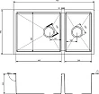 Мойка кухонная Zorg Inox R 78-2-44 - превью 1