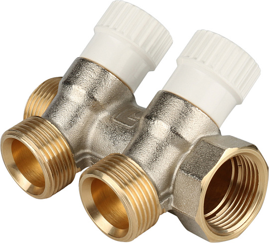Коллектор Stout SMB 6851 3/4&quot; х 3/4&quot;, 2 выхода, присоединение евроконус