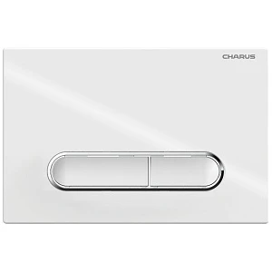 Кнопка смыва Charus Magnus FP.340.11.01 белый глянцевый