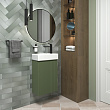 Мебель для ванной Wellsee WC Area 40 подвесная, зеленый матовый