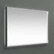 Зеркало De Aqua Алюминиум 120 с LED подсветкой, серебро - превью 1