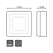 Потолочный светодиодный светильник Gauss Backlight BL22 BL223 - превью 2