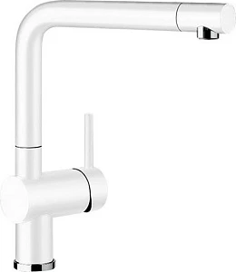 Смеситель для кухонной мойки Blanco Linus Silgranit белый