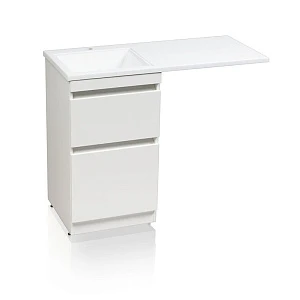Тумба с раковиной Style Line El Fante Даллас 110 напольная, 2 ящика, Люкс Plus, эмаль, L